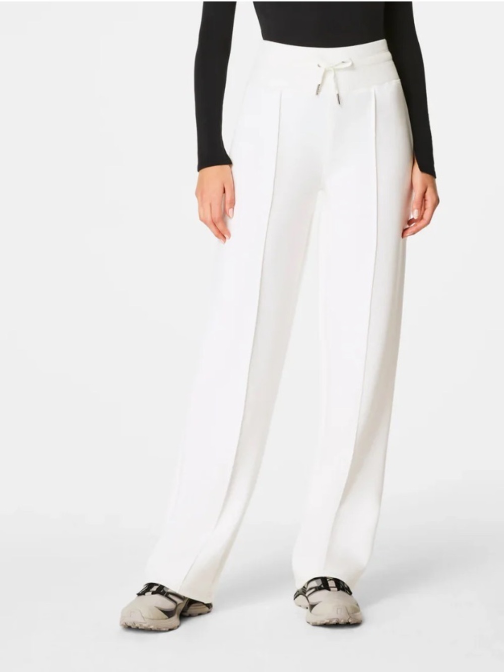 Spanx AirEssentials Heavyair Straight Leg Sweatpants In Color Powder
